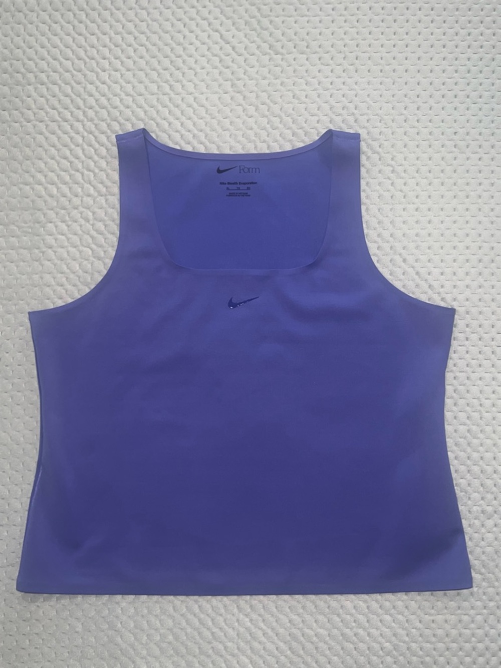Nike Form Stealth Evaporation Tank Top Purple XL NWT